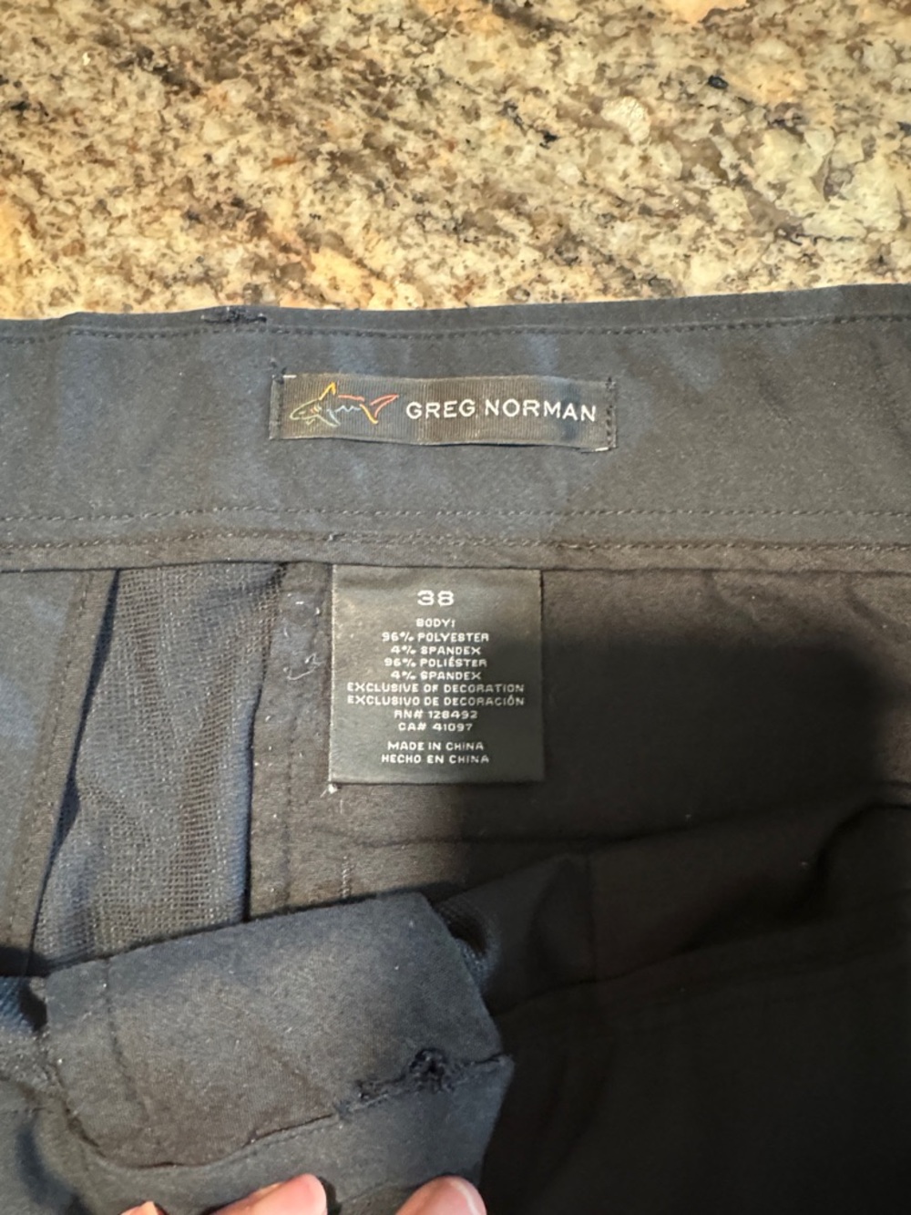 Greg Norman Black Men's Dress Pants